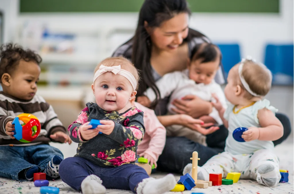Babies in a nursery