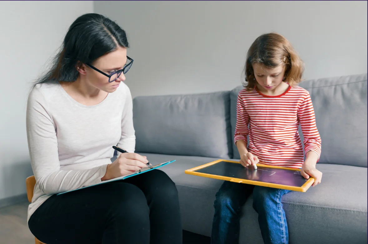 Child able to stay focused while they feel anxious