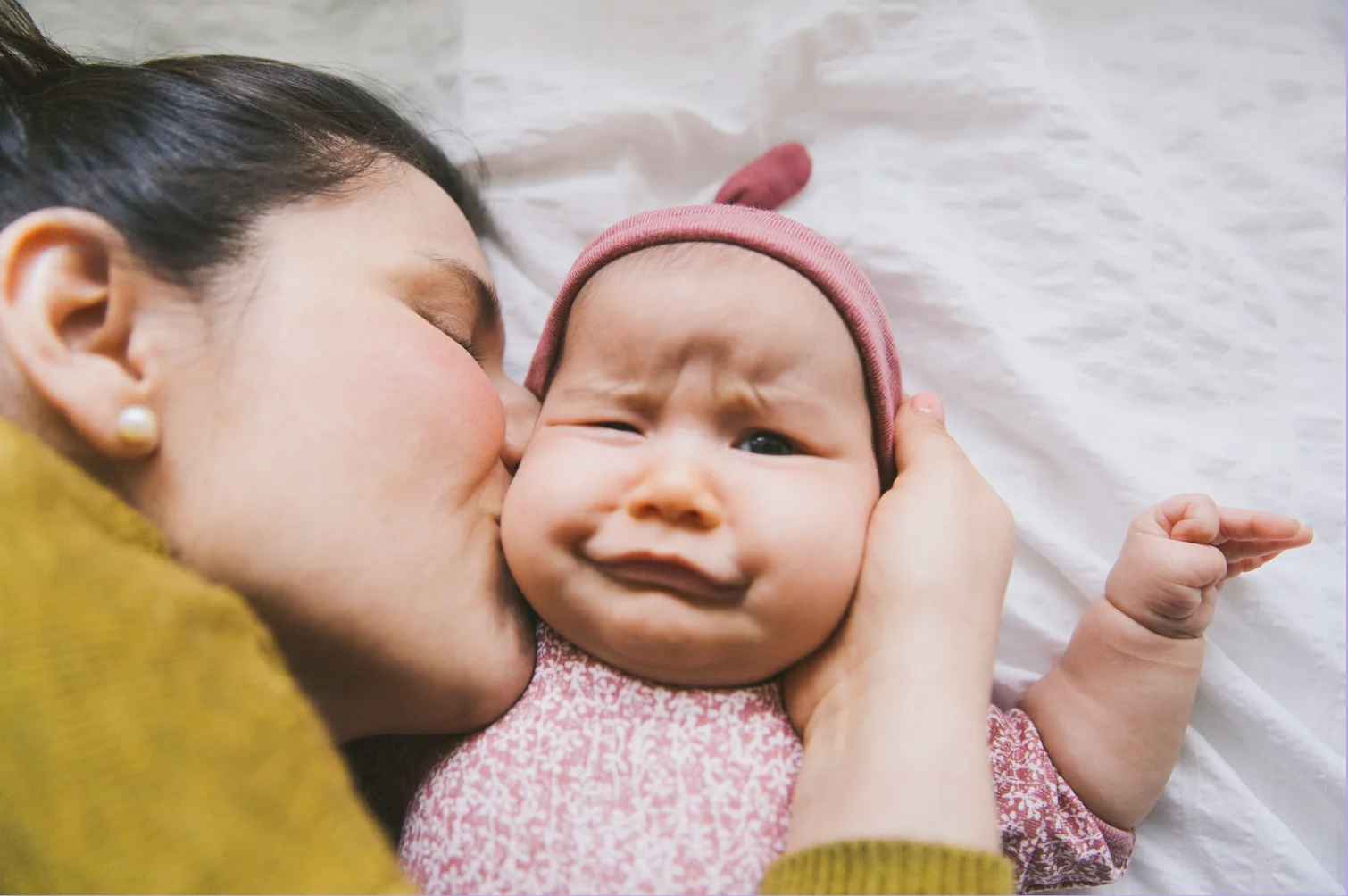 Normal baby noisy breathing and weird noises