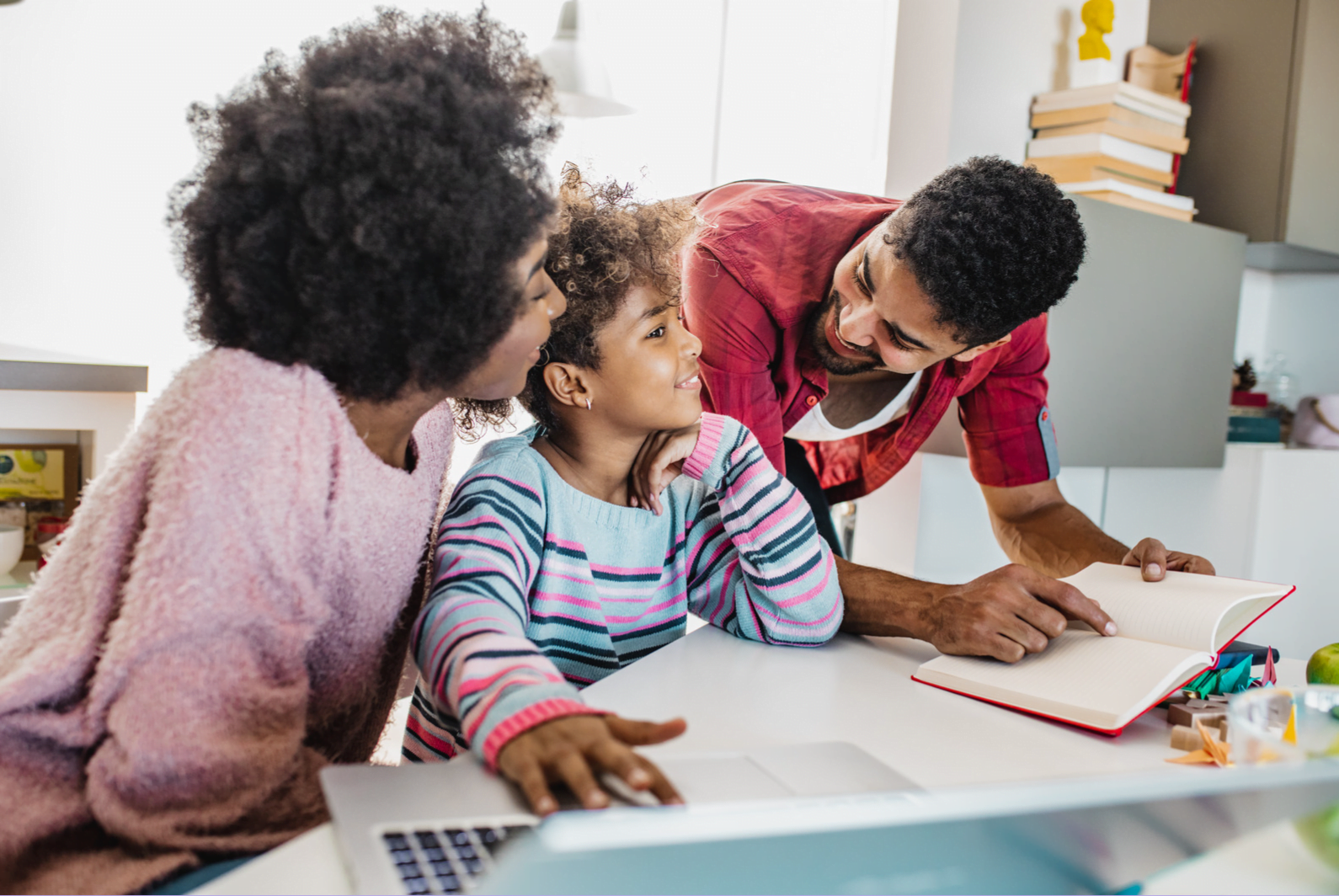 Parent-teacher meeting in a british school system in UK