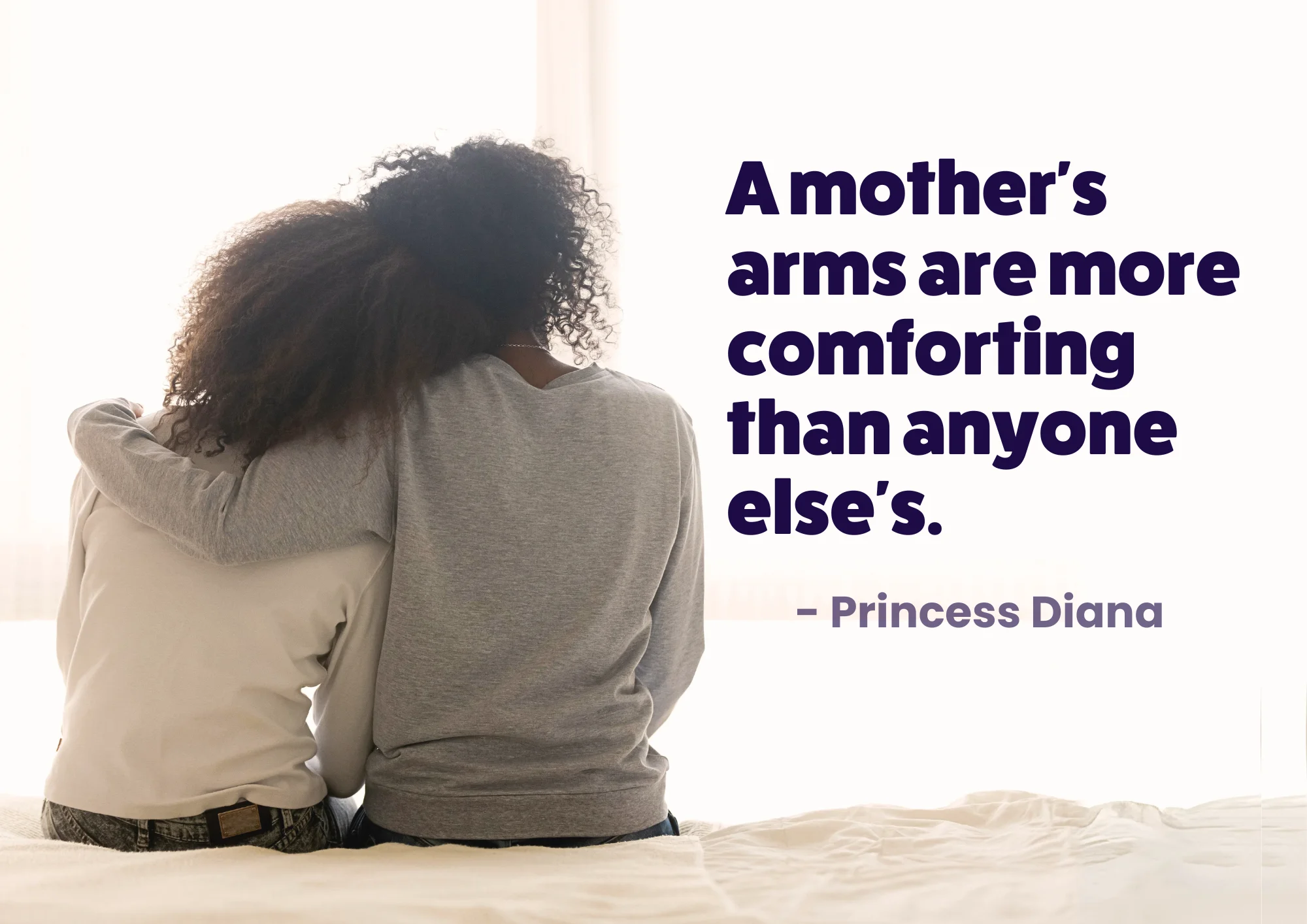 love begins with mother's arms